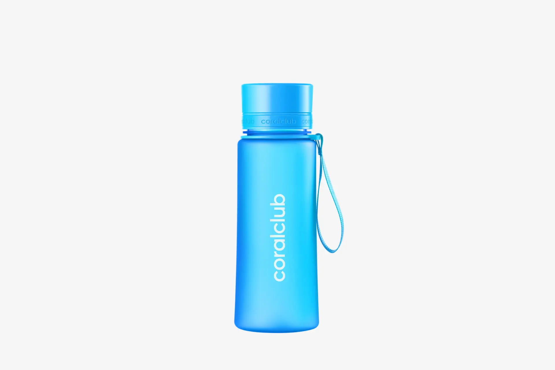 Пластиковая бутылка coralclub, синяя